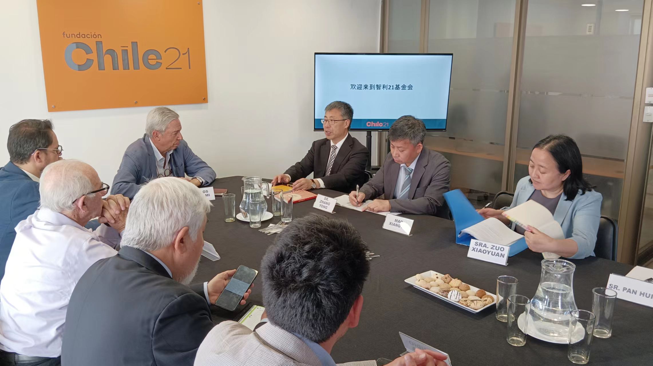 李杰副会长会见智利前经济部长卡洛斯?奥米纳米